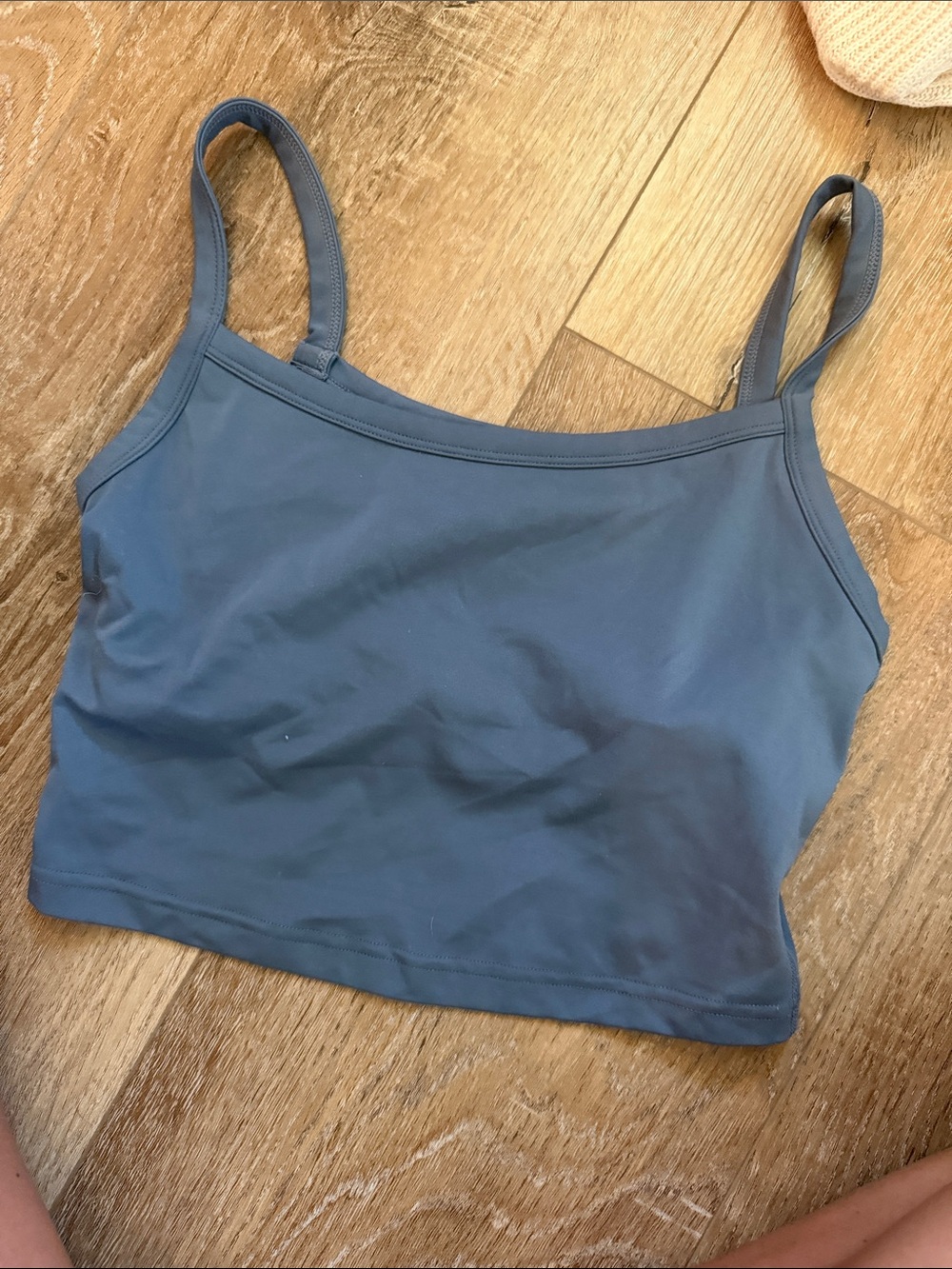 Women’s Blue Crop Cami Tank Top